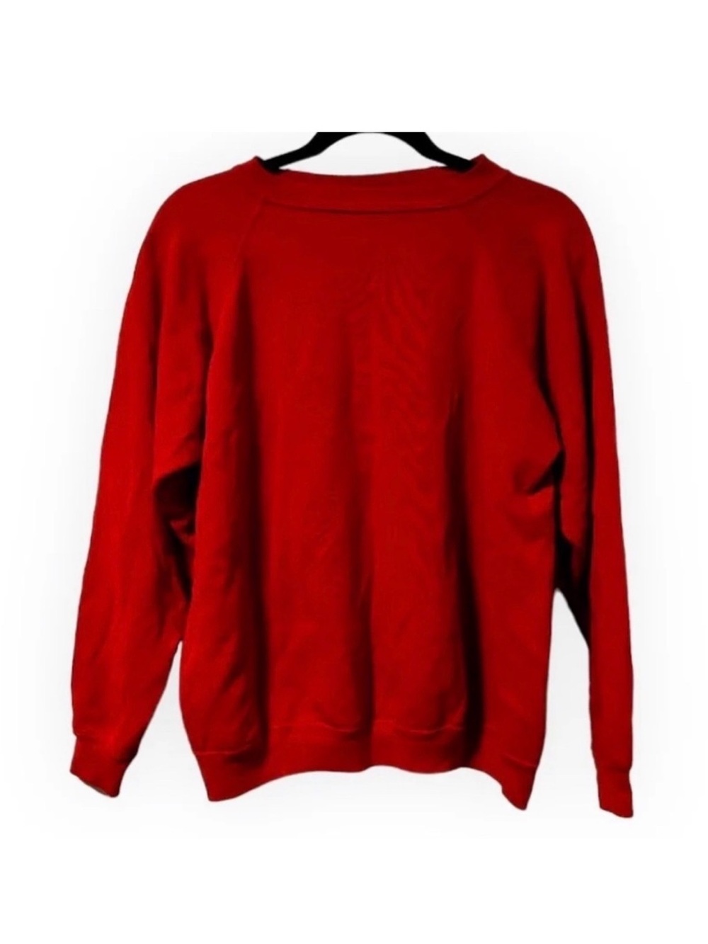 Vintage 90s Hanes Sport Red Crewneck Pullover Sweatshirt Unisex Size XL Gorpcore